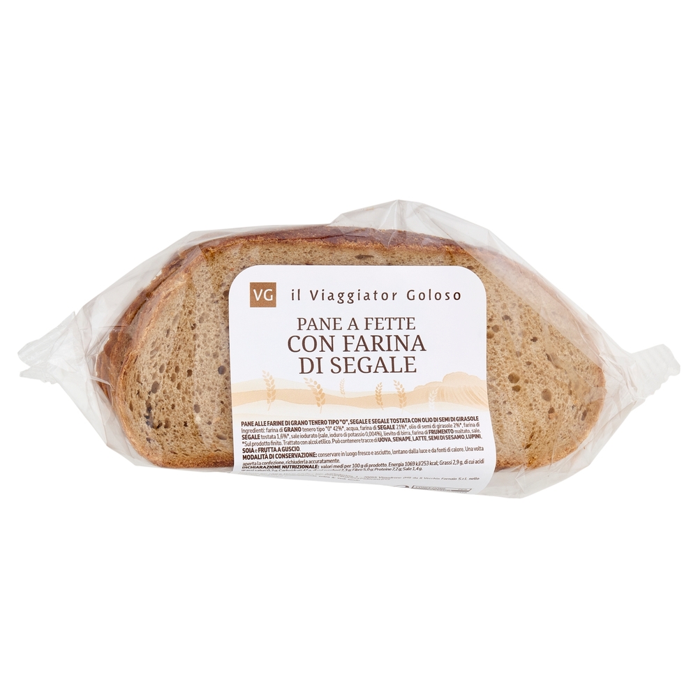 Pane a Fette con Farina di Segale Il Viaggiator Goloso